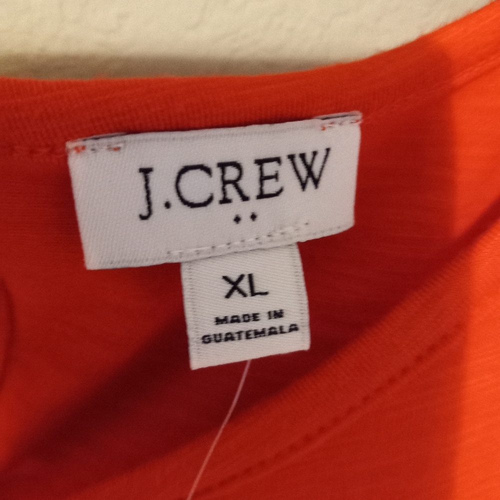J.Crew XL Smart Sleeveless Stretch Top Plus in Red New - Picture 6 of 8